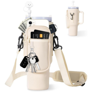 그린리빙 스탠리 호환 텀블러 파우치, 1개, 아이보리