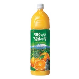 롯데칠성 제주사랑 감귤사랑 주스 1.5L, 2개