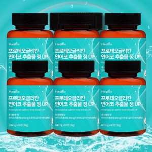 힐픽스 프로테오글리칸 연어코추출물 600mg x 60정 6통, 6개