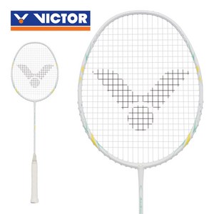 빅터 아우라스피드 8000 배드민턴라켓 KR정품 무료스트링, BG 80 파워, 여자 적정 텐션 24파운드, 1개