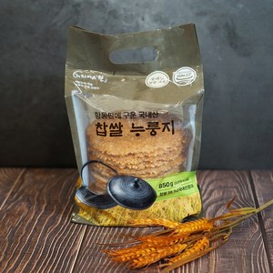 [라이스웰] 황동판에 구운 국내산 찹쌀누룽지 850g, 1개