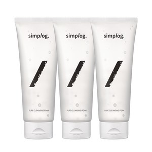 심플로그 퓨어 클렌징폼, 150ml, 3개