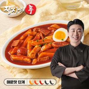 [장사의신 장신몰] 밀키트 분식 밀떡 어묵 볶이 국물 떡볶이 540g [2인분], 5개