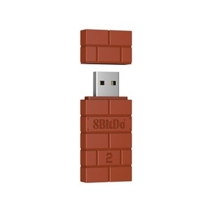 8BitDo 닌텐도 스위치 USB 무선 블루투스 어뎁터 2세대, 1개, 레드 * 1개, 레드