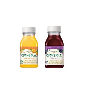 아침에주스 오렌지+포도, 24개, 210ml