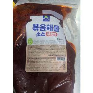 만능소스 볶음소스 파우치소스 리필 업소용 식당용 볶음해물소스(매운맛), 1개, 2kg