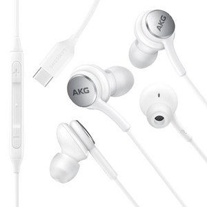 삼성 AKG 이어폰 C타입 정품 갤럭시 울트라 노트 Z시리즈 음질좋은 유선이어폰 S20 S21 S22 S23 Z폴더 Z플립, 화이트