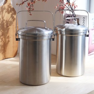 공감스토어 올 스텐 304 냄새차단 음식물 쓰레기통 3L, 올스텐304 음식물쓰레기통, 1개