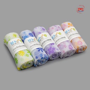 국산 코스모스 샤워타월 / 블루 민트 퍼플 핑크 오렌지 / 30cm x 98cm, 1개, 1개입