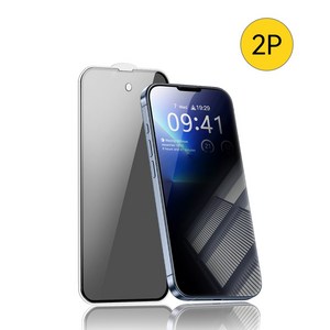 Essage 고화질 강화유리 방폭 아이폰 액정 보호필름 2매/2pcs, iphone14po max, 2개