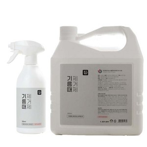 공간케어 초강력 기름때제거제 500ml+4L, 4500ml, 1세트