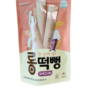 아이배냇 유아용 롱떡뻥 씰과자 30g, 자색고구마맛, 1개