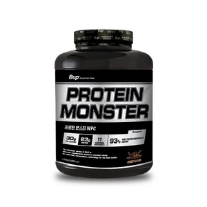 BUP 프로틴몬스터 WPC 초코맛 헬스보충제 유청단백질가루 단백질보충제 프로틴, 3개, 2kg