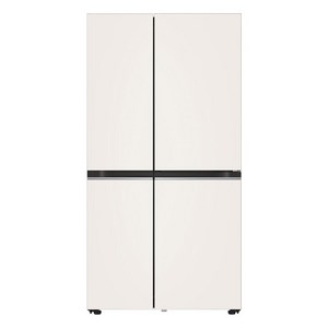 LG전자 디오스 오브제컬렉션 매직스페이스 양문형 냉장고 메탈 832L 방문설치, 메탈 베이지, S834MEE30
