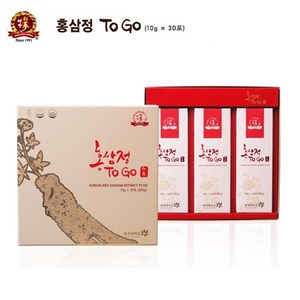 명장홍삼 홍삼정 투고 스틱 10g 30포(6년근) 설 추석 명절 행사 효도 단체선물, 1개, 단품