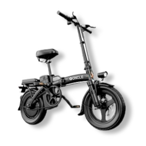 ONCLE 전기자전거 접이식 폴딩 고출력 경량, 프리미엄20A, 블랙, 스틸