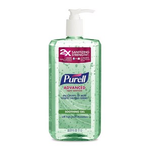 퓨렐 PURELL 손세정제 수딩젤 알로에 33.8 Fl.oz(1L), 1개, 1L