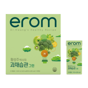 이롬 황성주박사의 과채습관 그린 190ml, 16개