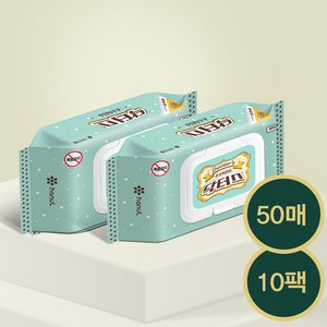 닥터스 손소독티슈 대용량 캡형 50매 x 10팩, 50매입, 20개