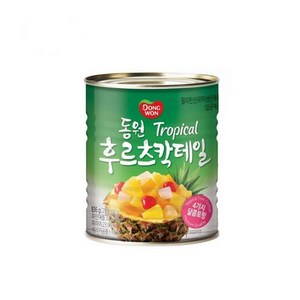 동원 후르츠칵테일 과일통조림, 836g, 4개