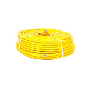 고압 분무기호스 농약호스 6.5mm X 50M 황색 흑색, 10mm x 50m, 1개