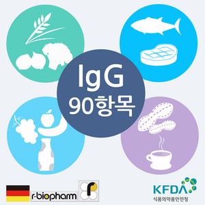 지연성 알러지 검사 음식물 과민증(IgG)음식알러지, 지연성 알러지 검사 음식물 과민증(IgG), 1개, 1세트