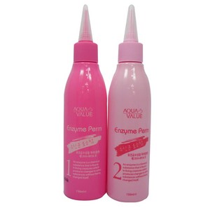 유산균 효소펌150ml+2제150ml 30개 모발손상최소순한 파마약펌제, 1개