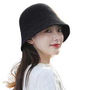 쇼미코리아 여자벙거지모자 데일리 여성모자 햇빛차단 가을 사계절 양모 캐주얼 버킷햇