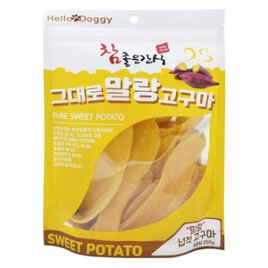 참좋은간식 그대로 말랑 넙적 고구마 건조간식 250g, 2개