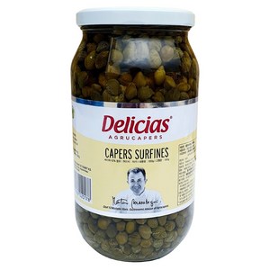 델리시아스 케이퍼 연어요리 파스타소스 절임 피클 병조림, 1개, 950g