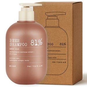 바이아우어 81만PPM 맥주효모 탈모 샴푸, 1개, 500ml