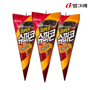 빙그레 슈퍼콘 초코 아이스크림, 150ml, 24개