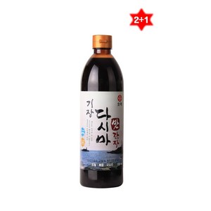 기장 다시마맛간장 500ml 2+1 행사, 3개