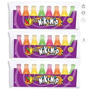 3팩세트 Nik-L-Nip 닉클립 왁스병캔디, 79g, 3개