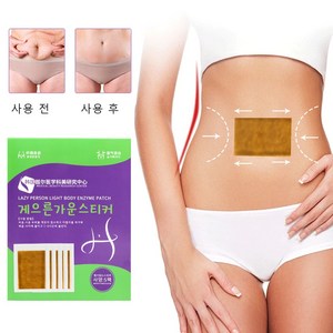 한방 배꼽 패치 쑥뜸 뱃살 다이어트 복부 패치 뱃살빼기 슬리밍 지방 연소 배꼽 스티커 바디 라인 관리 도움, 1개, 5개입