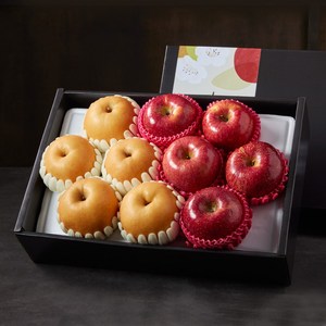 22년 추석사과배선물세트 사과 배 혼합 과일선물세트4.7kg내외(사과5 배5과) 과일바구니택배