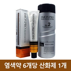 아이몬 염색약 헤어컬러 120g (염색약6개당 산화제1병), B5 연밤색, 1개