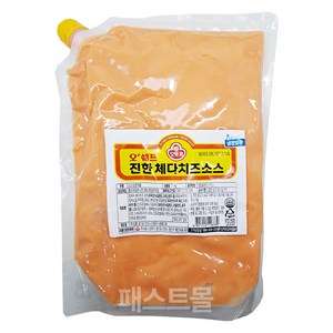 오뚜기 오쉐프 진한 체다치즈소스, 1개, 1kg