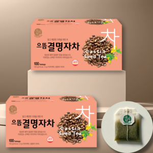 송원 우리차 으뜸 결명자차 100T, 120g, 100개입, 2개