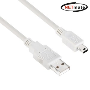 강원전자 넷메이트 NMC-UM210 USB2.0 AM-Mini 5핀 케이블 1m, 2개