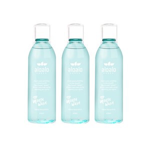 알로알로 마우스워시 구강청결제, 3개, 370ml