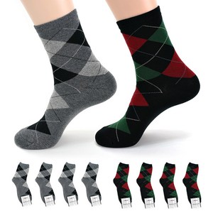 가나양말 남자 고급 아가일 중목양말 10켤레 패션양말