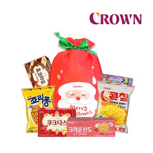 까까나라 크라운 크리스마스 산타할아버지 과자 선물세트, 1개