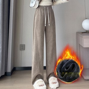 포고티 바나나 코듀로이 기모 와이드 팬츠