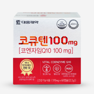 대웅제약 대웅 코큐텐 100mg 60캡슐, 60정, 1개