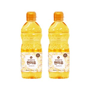 세림현미유 티케이 현미유, 500ml, 2개