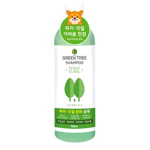 그린트리 호호 바오일 강아지샴푸, 750ml, 1개