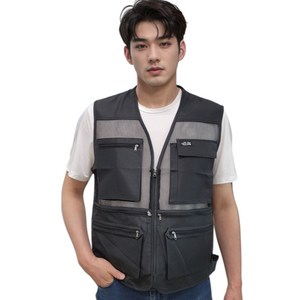 몰앤모어 남자 여름 작업 망사조끼 빅사이즈 여름용 작업복조끼 작업용조끼 멀티 안전조끼 등산조끼 용접 조끼