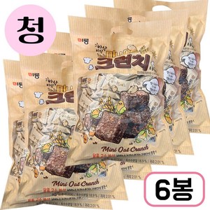 미룡 미니오트 크런치 초콜릿향 (520g x 6개) 1box, 520g, 6개