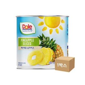 Dole 파인애플 슬라이스 3kg, 3캔